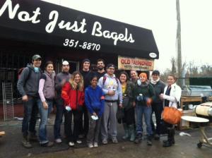 SandyBaggers at Not Just Bagels